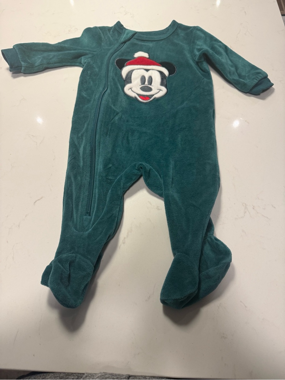 Disney Plush Mickey Footed One-Piece